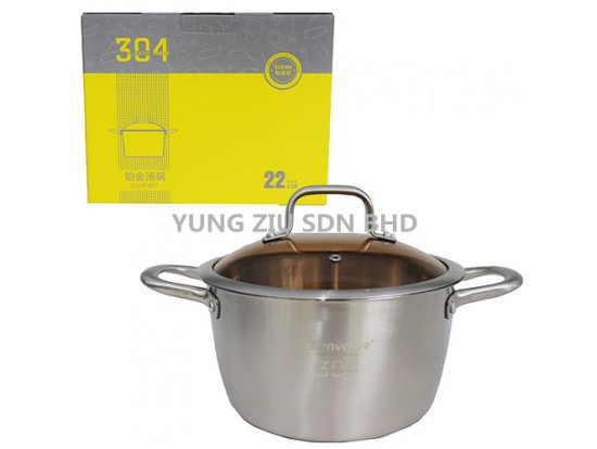 22CM 304#SOUP POT(奋华FENVO)